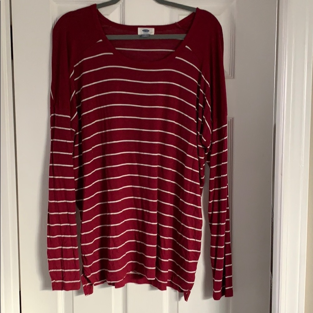 Red Striped Long Sleeve